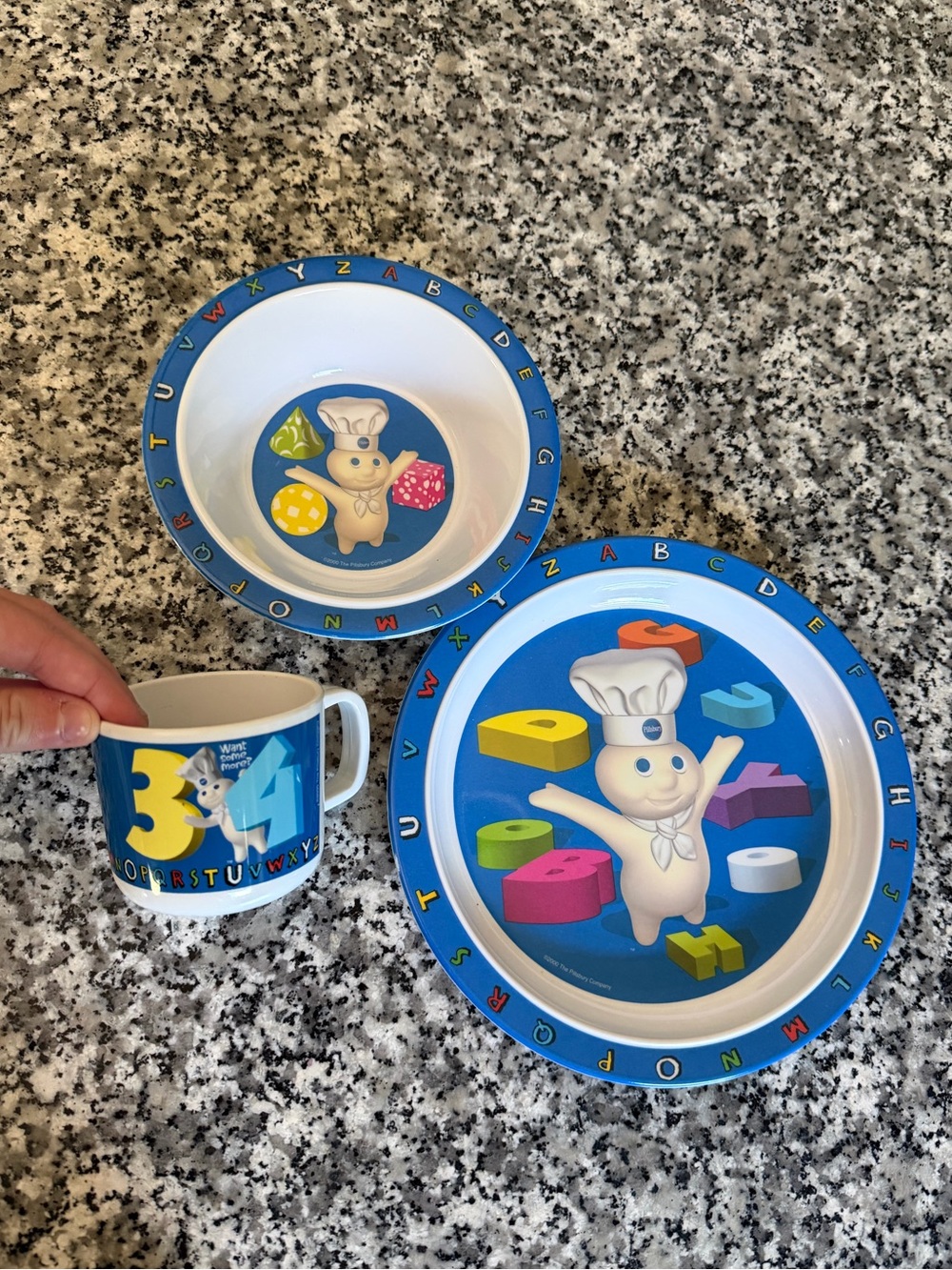 Pillsbury vintage dinner set